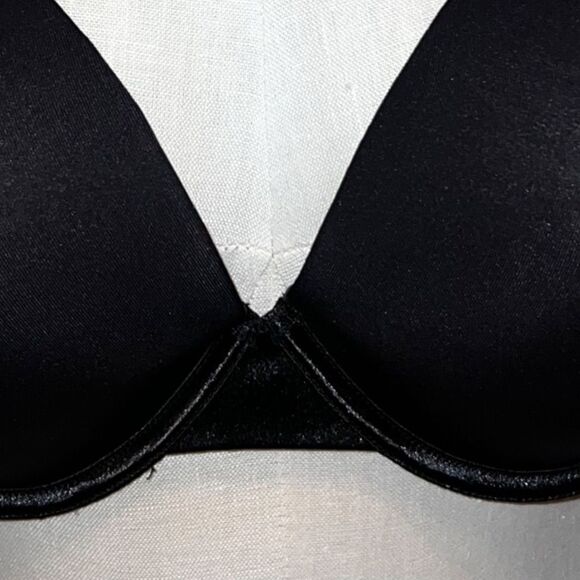 Full Figure Plus Size Cacique Black Bra Size 46DDD - Picture 2 of 7
